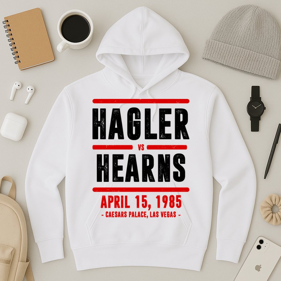 Hagler Vs Hearns 80s Boxing Hoodie