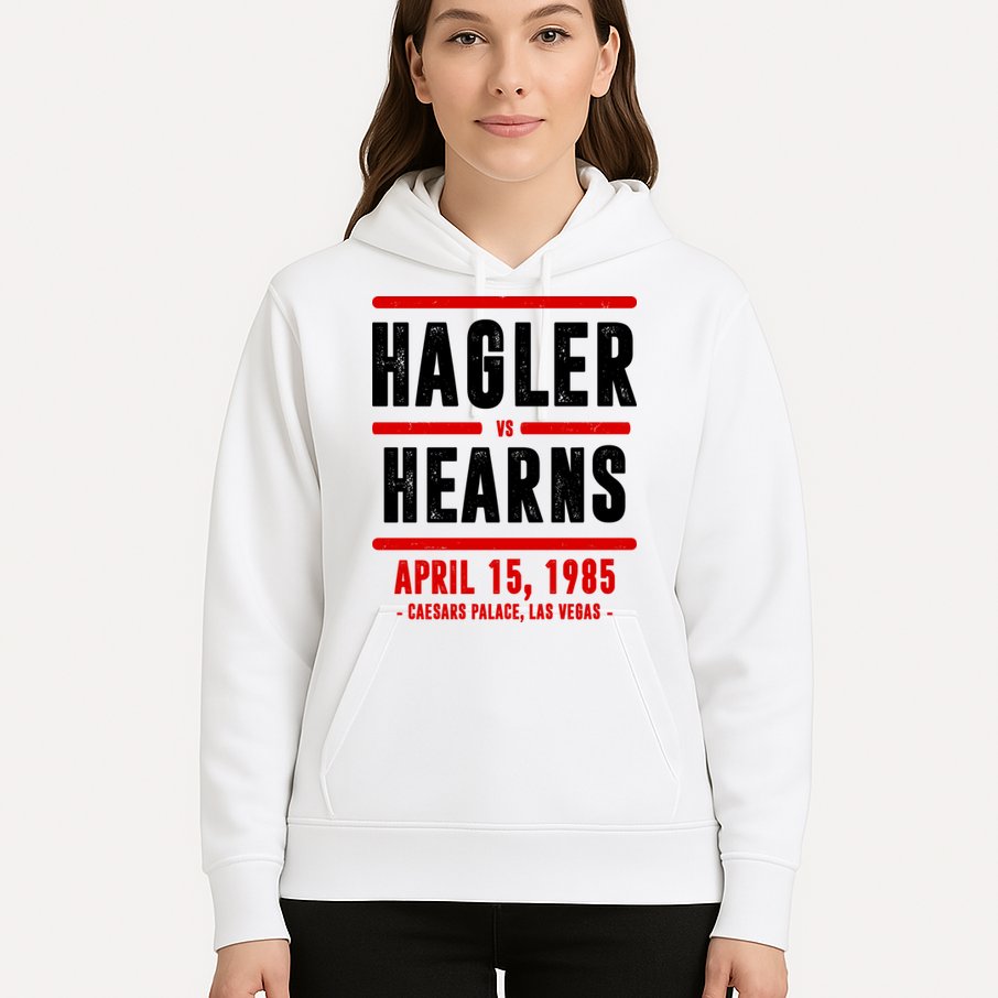 Hagler Vs Hearns 80s Boxing Hoodie