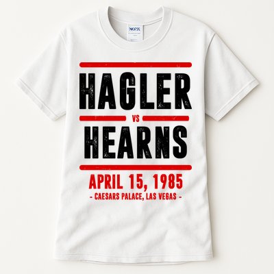 Hagler Vs Hearns 80s Boxing Tall T-Shirt