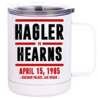 Hagler Vs Hearns 80s Boxing 12 oz Stainless Steel Tumbler Cup