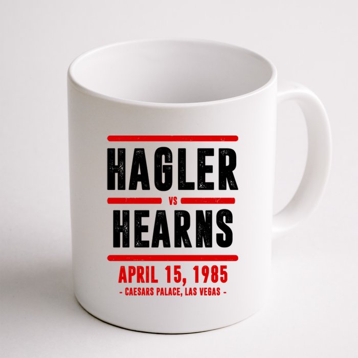 Hagler Vs Hearns 80s Boxing Coffee Mug