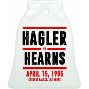 Hagler Vs Hearns 80s Boxing Ceramic Bell Ornament