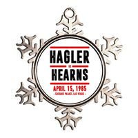 Hagler Vs Hearns 80s Boxing Metallic Star Ornament