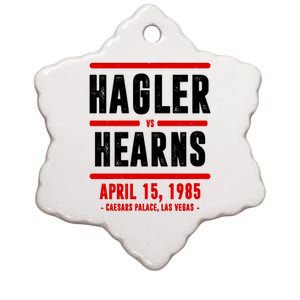 Hagler Vs Hearns 80s Boxing Ceramic Star Ornament