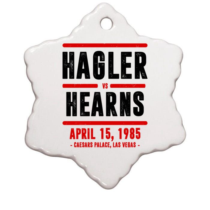 Hagler Vs Hearns 80s Boxing Ceramic Star Ornament