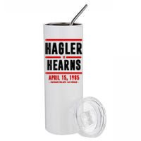 Hagler Vs Hearns 80s Boxing Stainless Steel Tumbler