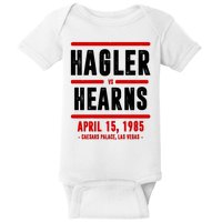 Hagler Vs Hearns 80s Boxing Baby Bodysuit