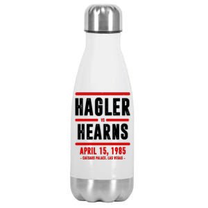 Hagler Vs Hearns 80s Boxing Stainless Steel Insulated Water Bottle