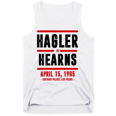 Hagler Vs Hearns 80s Boxing Tank Top