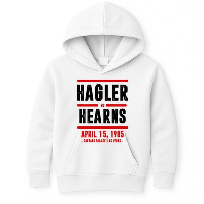 Hagler Vs Hearns 80s Boxing Kids Hoodie