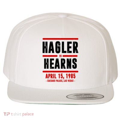 Hagler Vs Hearns 80s Boxing Wool Snapback Cap