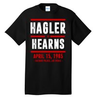 Hagler Vs Hearns Boxing Tall T-Shirt