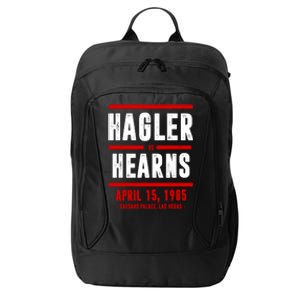 Hagler Vs Hearns Boxing City Backpack