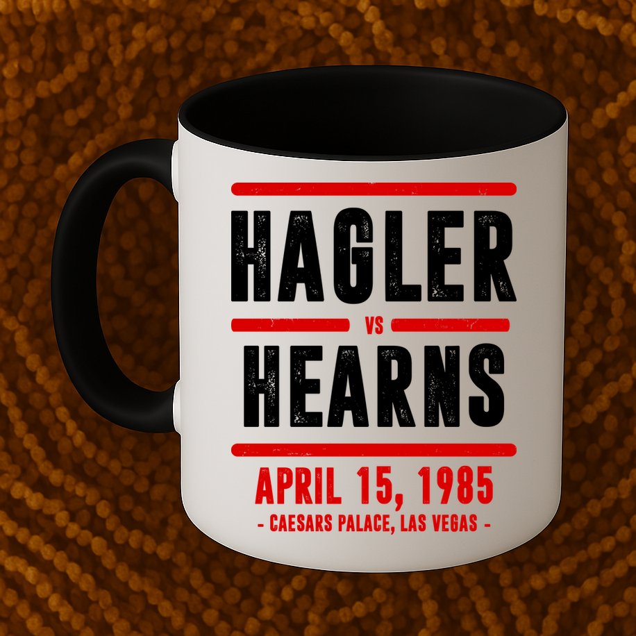 Hagler Vs Hearns Boxing Mug