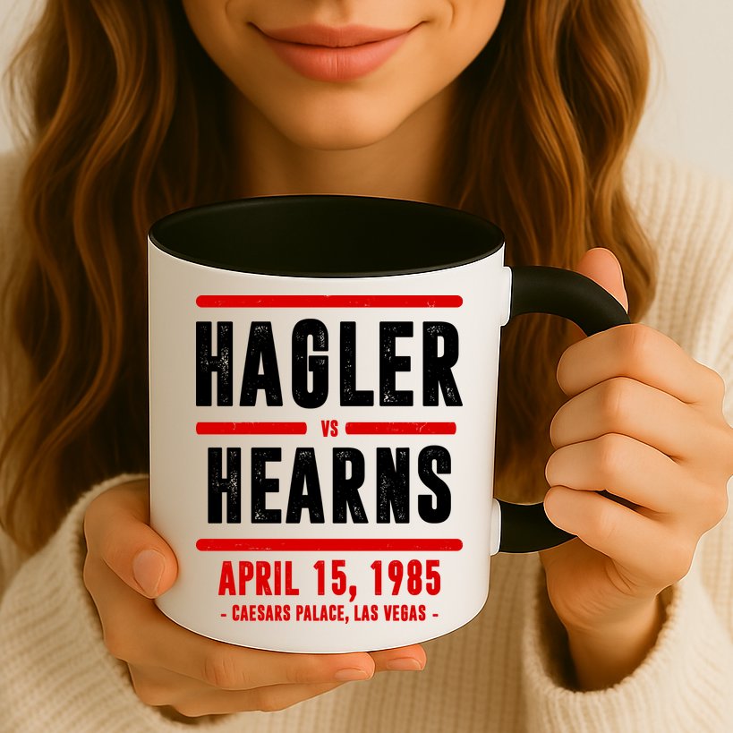 Hagler Vs Hearns Boxing Mug