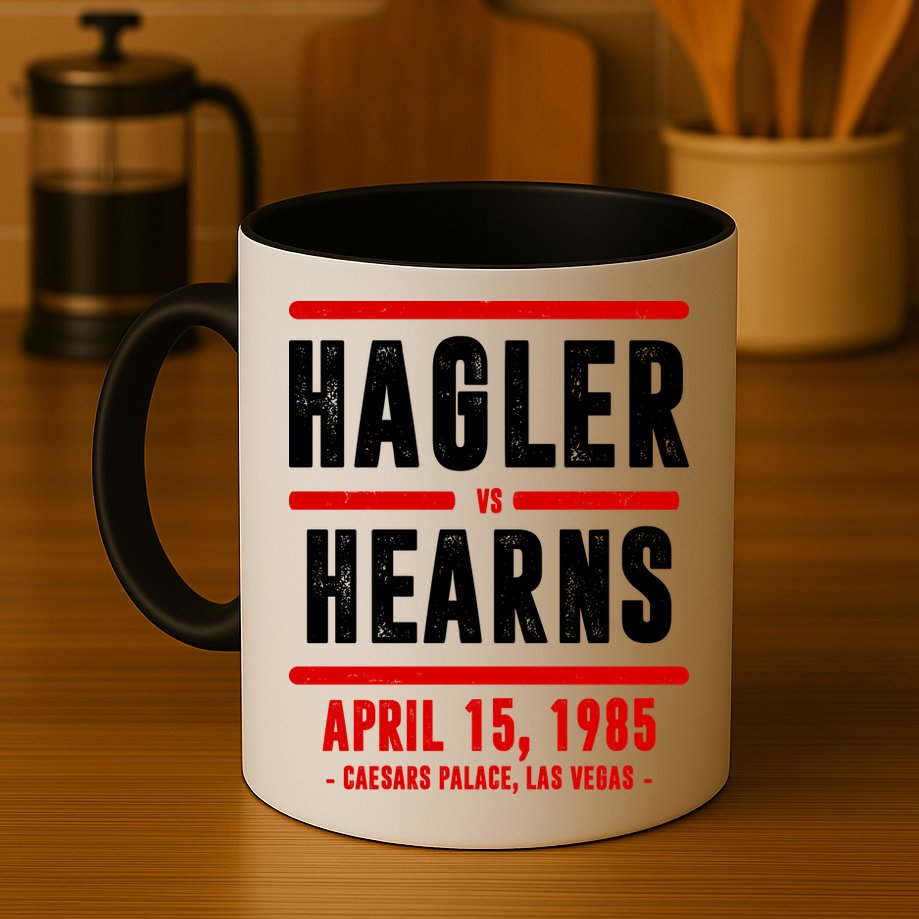 Hagler Vs Hearns Boxing Mug