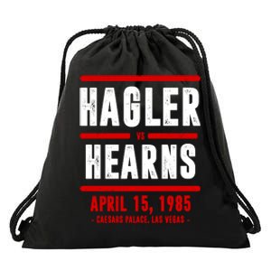 Hagler Vs Hearns Boxing Drawstring Bag