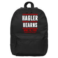 Hagler Vs Hearns Boxing 16 in Basic Backpack