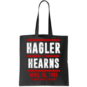 Hagler Vs Hearns Boxing Tote Bag