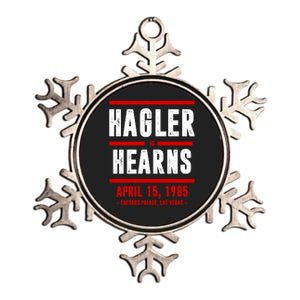 Hagler Vs Hearns Boxing Metallic Star Ornament