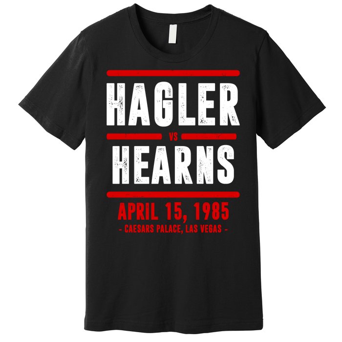 Hagler Vs Hearns Boxing Premium T-Shirt