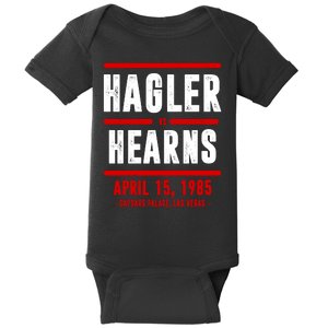 Hagler Vs Hearns Boxing Baby Bodysuit