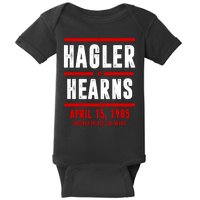 Hagler Vs Hearns Boxing Baby Bodysuit