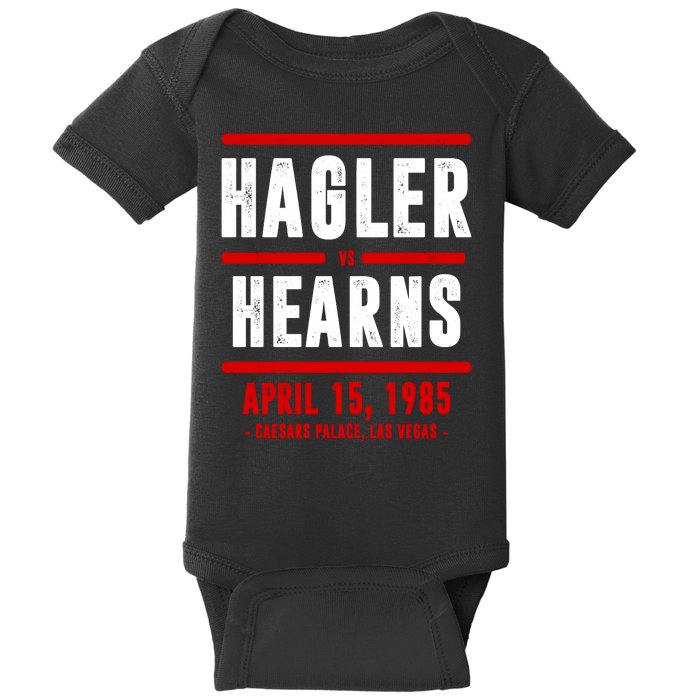 Hagler Vs Hearns Boxing Baby Bodysuit