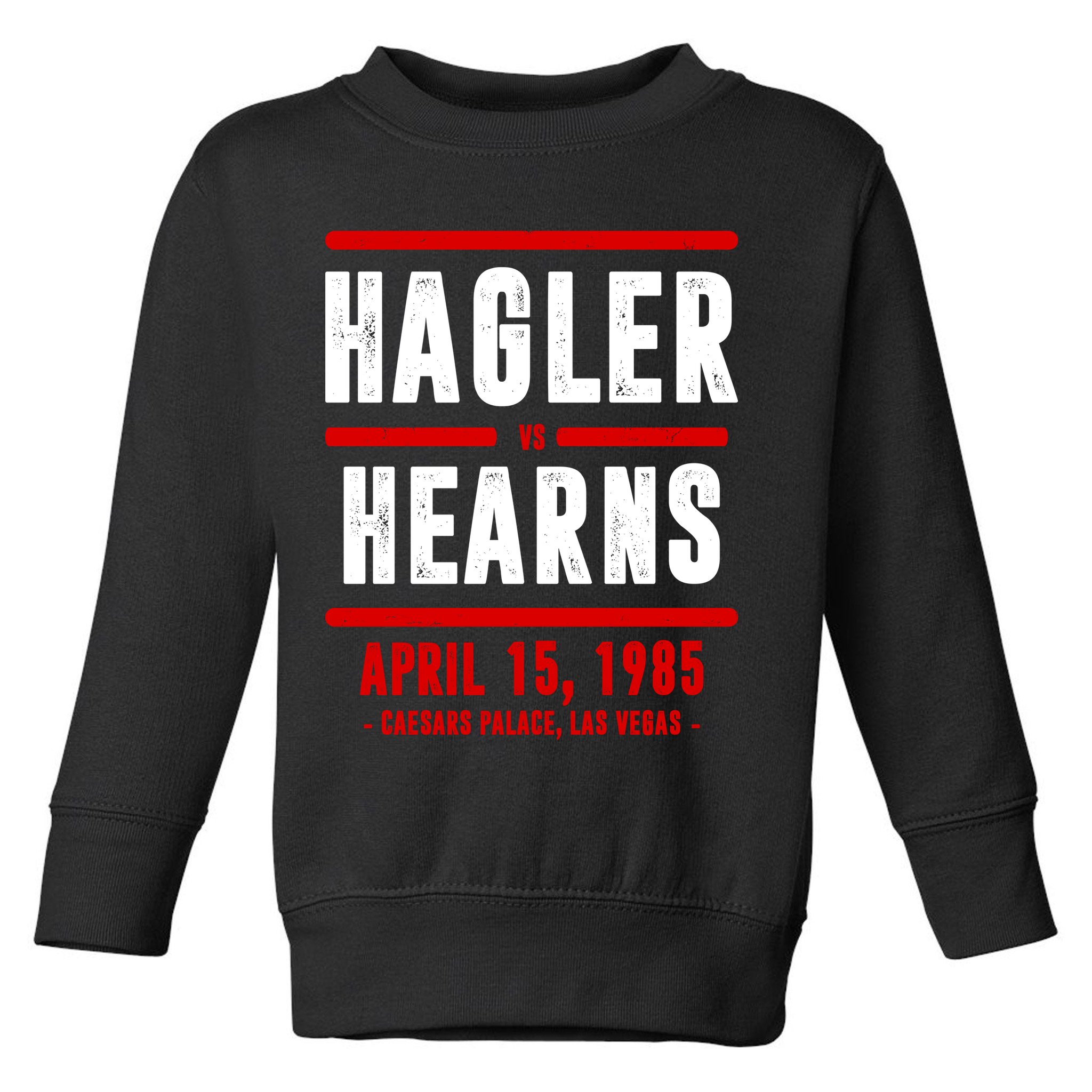 Hagler Vs Hearns Boxing Toddler Sweatshirt