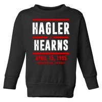 Hagler Vs Hearns Boxing Toddler Sweatshirt