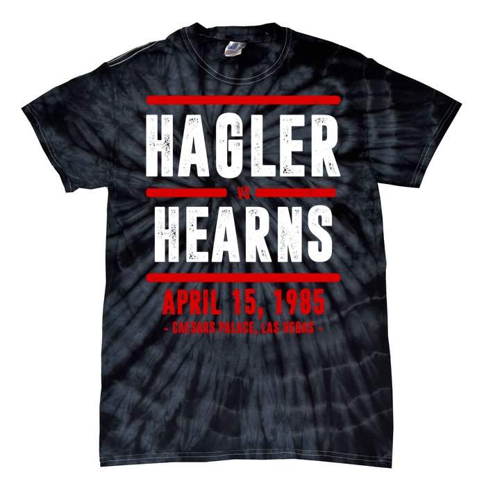 Hagler Vs Hearns Boxing Tie-Dye T-Shirt