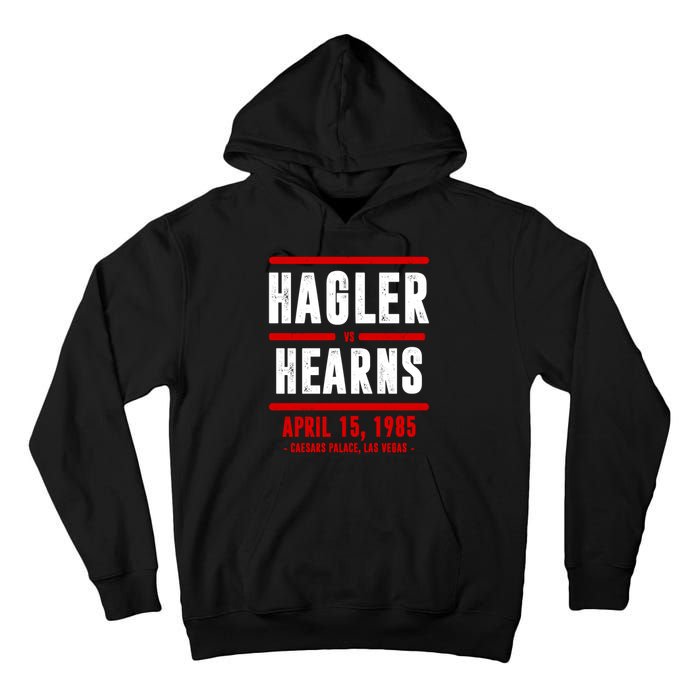 Hagler Vs Hearns Boxing Tall Hoodie