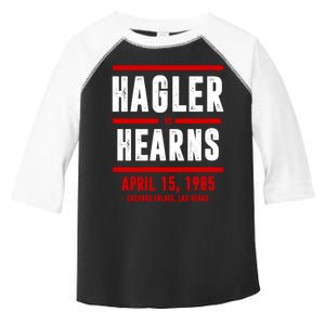 Hagler Vs Hearns Boxing Toddler Fine Jersey T-Shirt