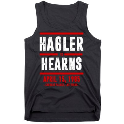 Hagler Vs Hearns Boxing Tank Top