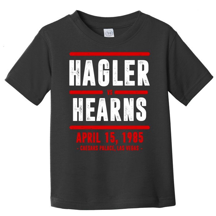 Hagler Vs Hearns Boxing Toddler T-Shirt