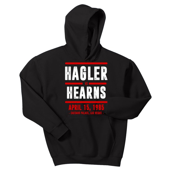 Hagler Vs Hearns Boxing Kids Hoodie