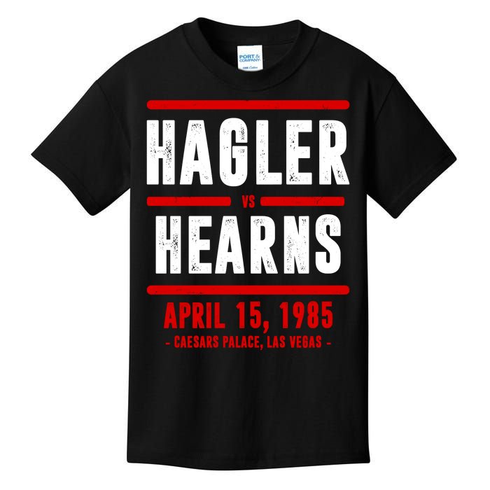 Hagler Vs Hearns Boxing Kids T-Shirt