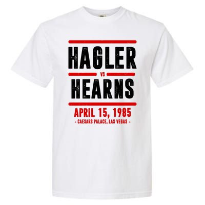 Hagler Vs Hearns Boxing Garment-Dyed Heavyweight T-Shirt