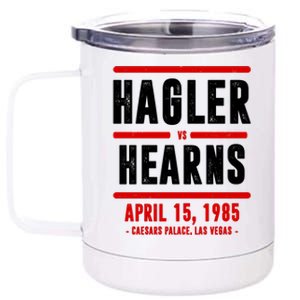 Hagler Vs Hearns Boxing 12 oz Stainless Steel Tumbler Cup