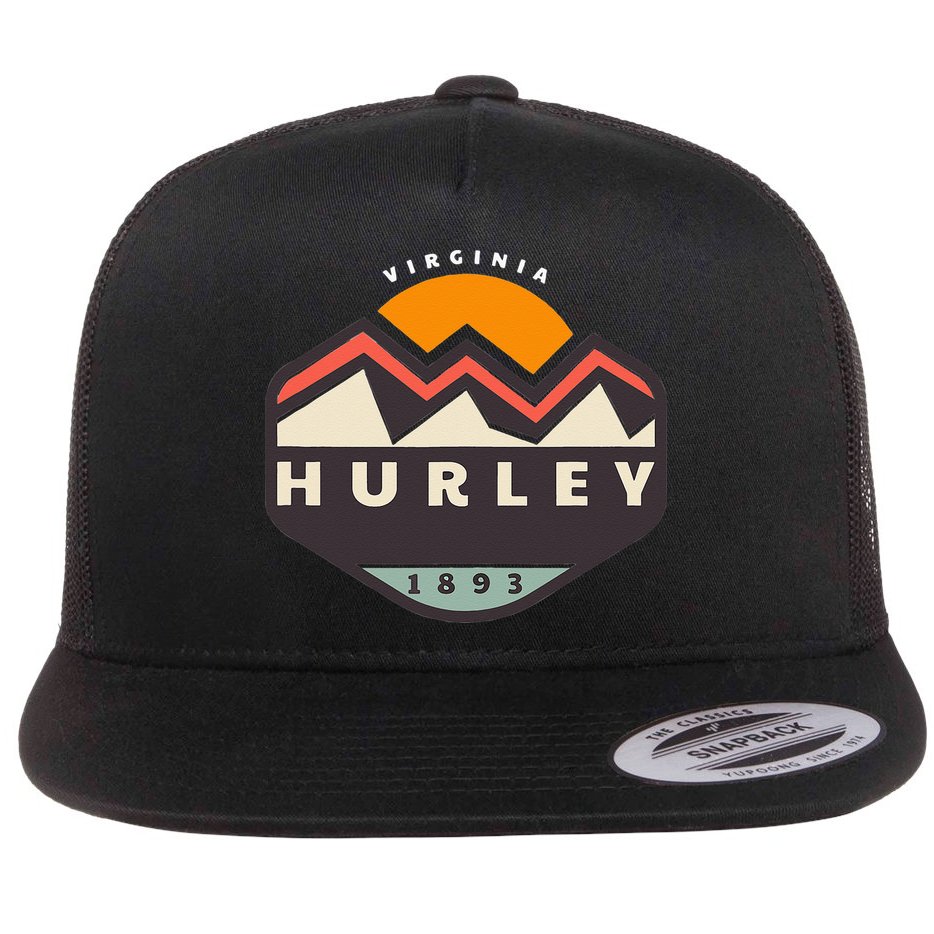 Hurley Virginia Flat Bill Trucker Hat