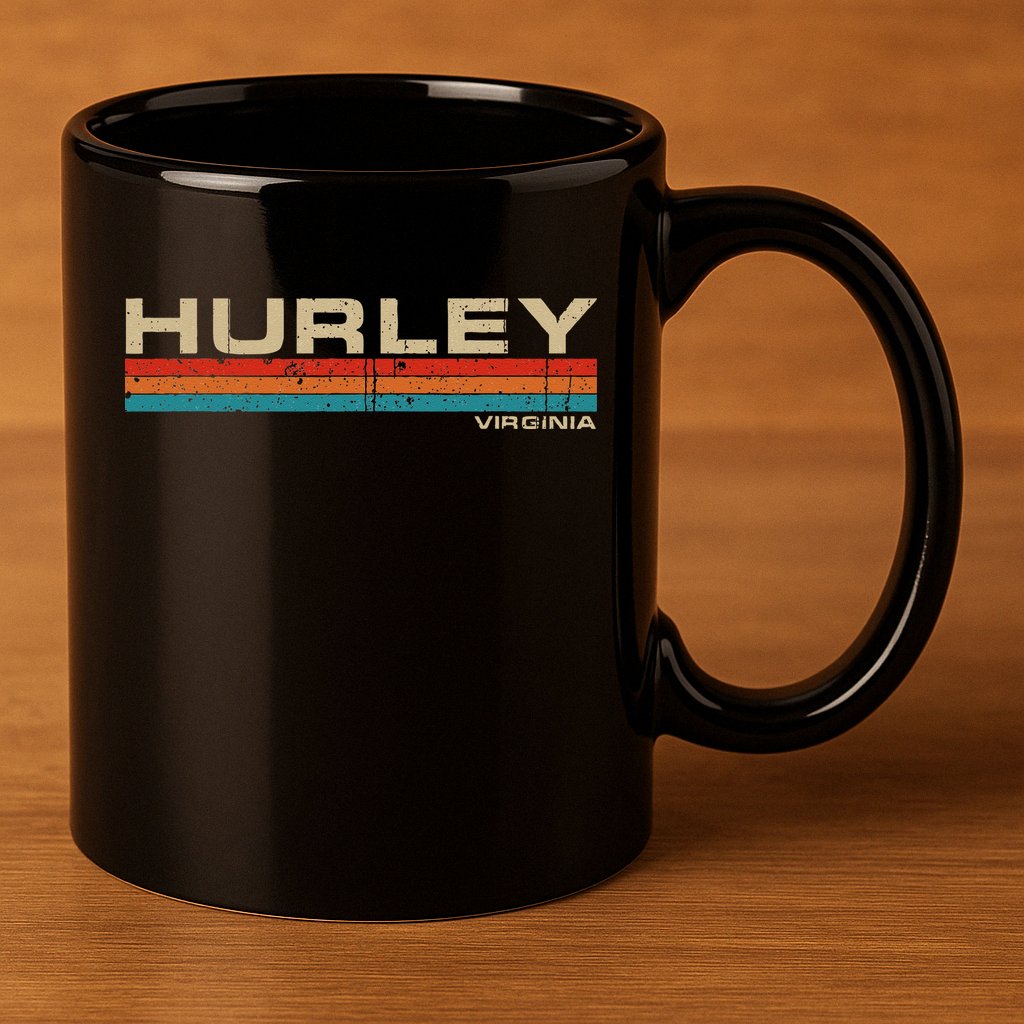 Hurley Virginia 11oz C Handle Ceramic Mug