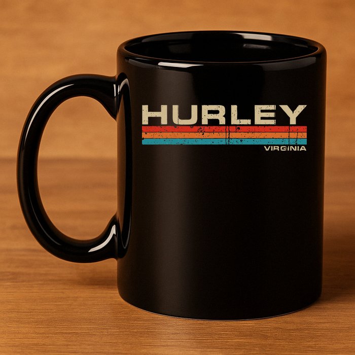 Hurley Virginia 11oz C Handle Ceramic Mug