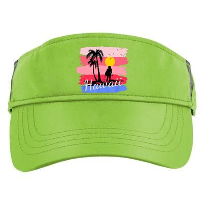 Hawaiian Vacation In Pastel Colors For Matching Family Group Adult Drive Performance Visor