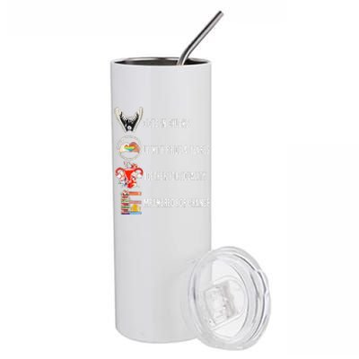 Harris Voices In Chucks But With Pride And Pearls Stainless Steel Tumbler