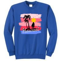 Hawaiian Vacation In Pastel Colors For Matching Family Group Gift Sweatshirt