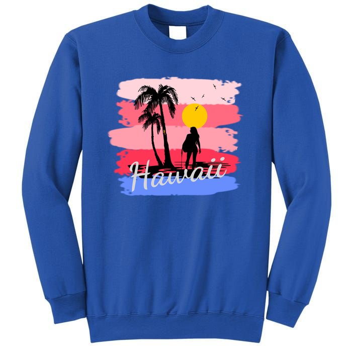 Hawaiian Vacation In Pastel Colors For Matching Family Group Gift Sweatshirt