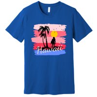 Hawaiian Vacation In Pastel Colors For Matching Family Group Gift Premium T-Shirt