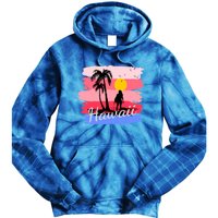 Hawaiian Vacation In Pastel Colors For Matching Family Group Gift Tie Dye Hoodie