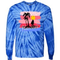 Hawaiian Vacation In Pastel Colors For Matching Family Group Gift Tie-Dye Long Sleeve Shirt