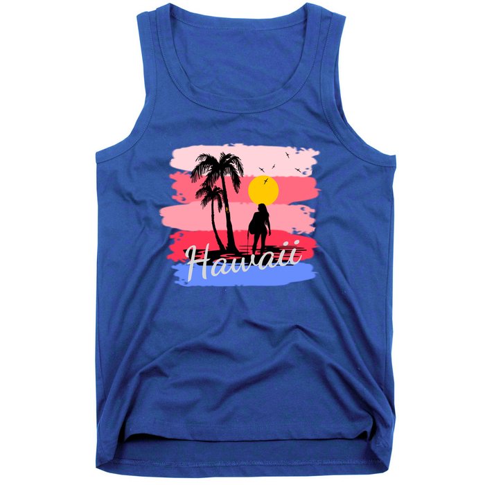 Hawaiian Vacation In Pastel Colors For Matching Family Group Gift Tank Top